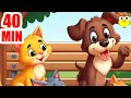 Labus Si Miau Stau De Vorba Pe Bancuta Cantece Pentru Copii Desene Animate Cip Cirip