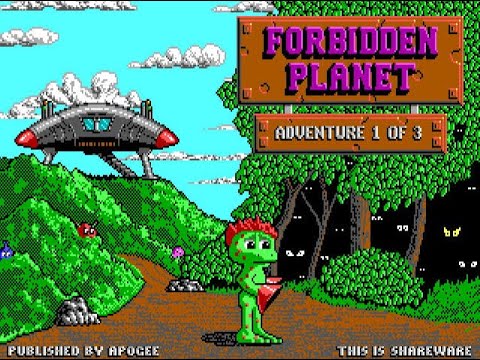 Cosmo's Cosmic Adventure Shareware Episode 1 Forbidden Planet Longplay PC MS-DOS 1992 Apogee