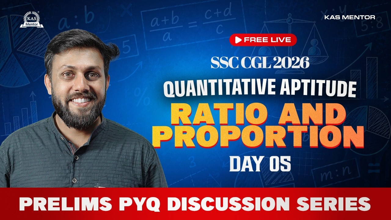 Ratio and Proportion | PYQ Discussion : Quantitative Aptitude | SSC CGL | CHSL