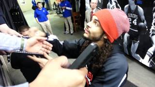 Joakim Noah Signing Autographs