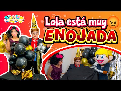 Lola arruinó la cena de fin de año | Andy y Lola pelean | Compañeros Año nuevo