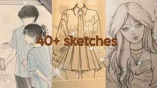 40+ Sketch ideas from Pinterest |You must try✨| Easy and cute drawing ideas | Easy drawing ideas