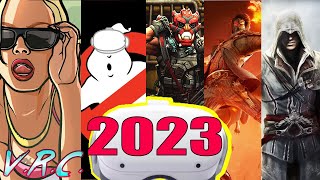 BIGGEST New VR Games COMING in 2023 - Quest 2, PSVR2, Pico 4, PCVR