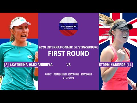 2020 Internationaux de Strasbourg — Ekaterina Alexandrova vs Storm Sanders