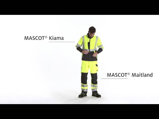 mascot Softshelljacka hi-vis mascot 15902-253-22218 stl 4xl