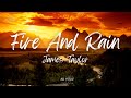 James Taylor - Fire And Rain (Lyrics)
