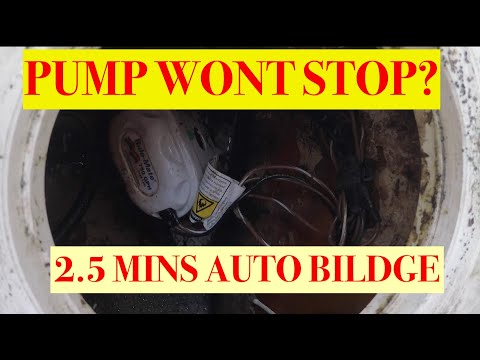 HOW TO FIX BILDGE PUMP. Rule 750 Automatic Bilge Pump Cycles On and Off every 2.5 mins BY ITSELF
