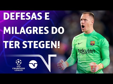 UM DOS MELHORES DA GERAÇÃO! CONFIRA OS MILAGRES E DEFESAÇAS DO TER STEGEN NA CHAMPIONS LEAGUE