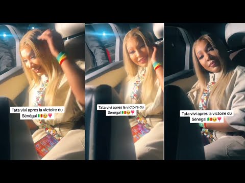 Viviane Chidid after Senegal's victory