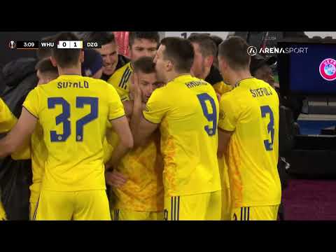 DINAMO HIGHLIGHTS | Golčina Oršića za pobjedu protiv West Hama u Londonu | UEL 2021/22