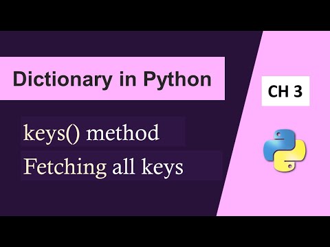 Keys Method In Python Dictionarydictionary In Pythonfetching All Keys From Dictionary