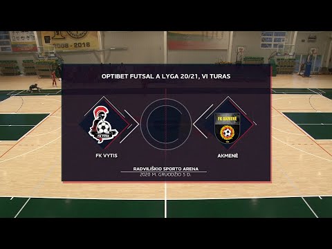 Optibet Futsal A Lyga | FK Vytis - Akmenė | Rungtynių Santrauka |