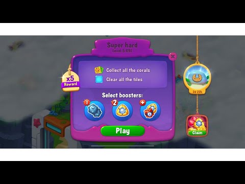 Fishdom, super hard level 5691