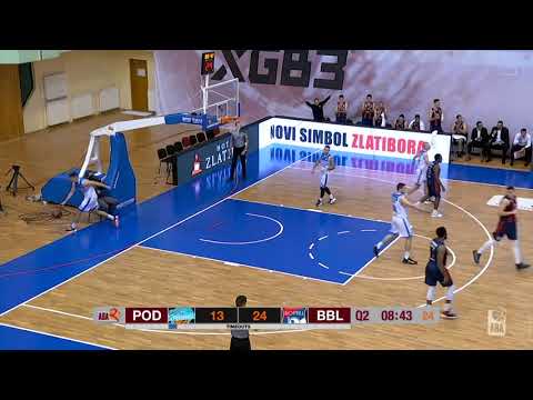 ABA League 2 2021/22 highlights, Round 2: Podgorica – Borac Banja Luka (13.10.2021)