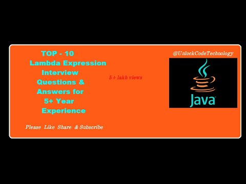Lambda Expression Interview Questions Answers Java8 Lambda Expression Tutorial Java8 Lb