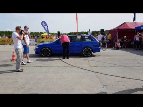 [60 fps] Audi S4 B5 record run 341km/h HRX One Mile Challenge 2017