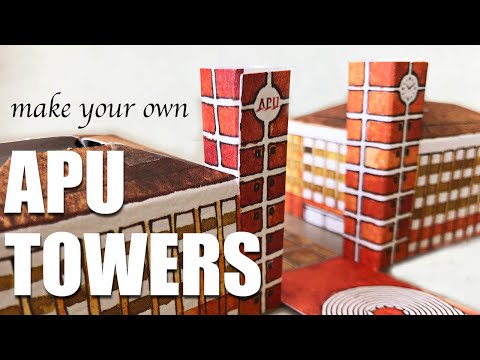 APU Towers (paper craft how to)