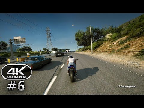 GRAND THEFT AUTO 5 PS5 ENHANCED Walkthrough Gameplay Part 6 - (4K  HDR 60FPS) - Without CommentaryRG