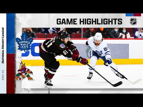 Maple Leafs @ Coyotes 1/12/22 | NHL Highlights