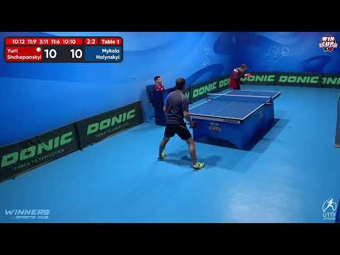 21:30 Yurii Shchepanskyi 3-2 Mykola Halynskyi West 5 WIN CUP 14.11.2022 | TABLE TENNIS WINCUP