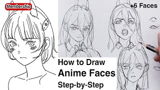 アニメの顔の描き方 – アーティスト向けステップバイステップガイド