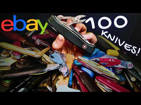 100 eBay Knife Haul for $250.. What did I get?