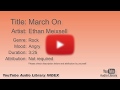 March On Ethan Meixsell Rock Angry YouTube Audio Library BGM