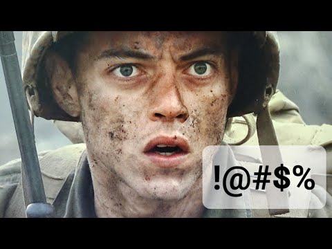 The Pacific.  Tank Battle.  Rami Malek. Sherman and Type 95 Ha-Go. Ammo Rack. HBO