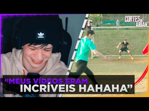 ARUAN REAGE A ÉPICO DESAFIO FUTEBOL (ARUAN FELIX) - Cortes do Aruan