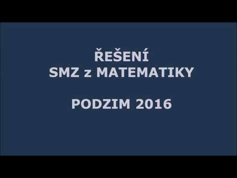 Reseni SMZ Podzim 2016
