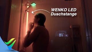 SmartHome für die Dusche: WENKO LED Duschstange im Test - Venix