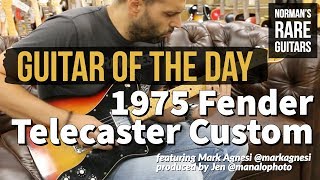 Video thumbnail for Guitar of the Day: 1975 Fender Telecaster Custom | Norman's Rare Guitars by Normans Rare Guitars