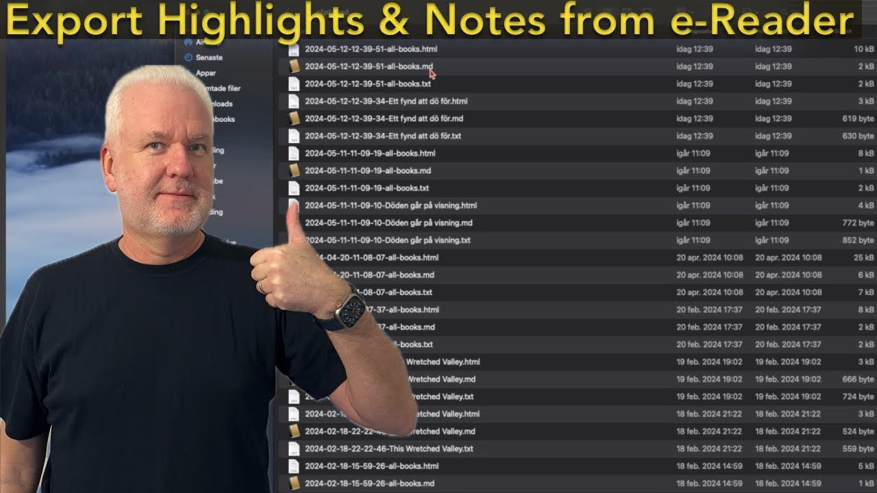How to export highlights and notes from ebook readers running KOReader