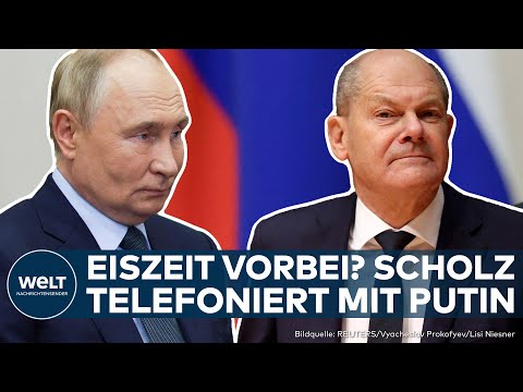 RUSSLAND: Olaf Scholz telefoniert erstmals seit zwei Jahren mit Wladimir Putin