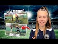 LILLY'S NEW FOOTBALL TRAINING ROUTINE!! *ONE TO ONE*