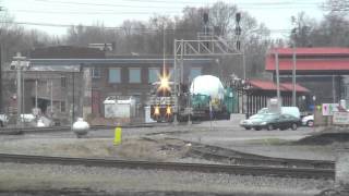 preview picture of video 'NS Norfolk Southern Salisbury NC High and Wide'
