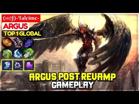 Argus Post Revamp Gameplay [ Top 1 Global Argus ] (нσf)-Talcime- - Mobile Legends Video