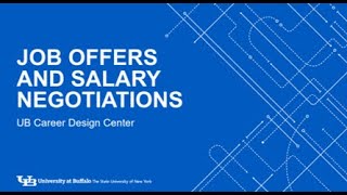 Screenshot of the "Job Offers and Salary Negotiations" video.