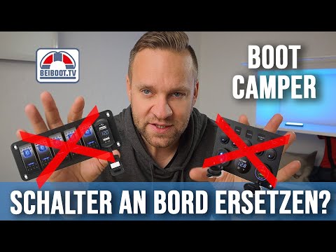 Schaltpanel 12V für Boot oder Camper | HIMOZEAN Membrane Touch Control Panel | Schalter Elektrik