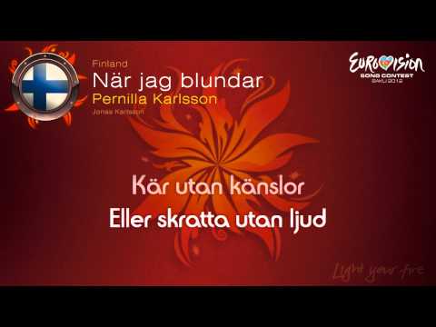 Pernilla Karlsson - "När Jag Blundar" (Finland)