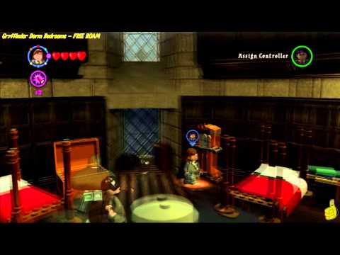 Lego Harry Potter Years 1-4: Hogwarts Student Dorms FREE ROAM (All collectibles) - HTG