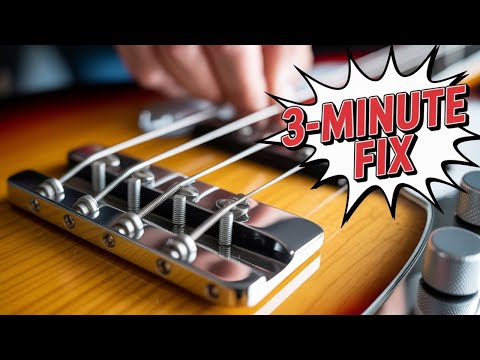 P Bass Fret Buzz This Simple Fix Stops It Forever