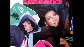 Aretha Franklin - Gimme Your Love / He&#39;s The Boy - 7&quot; Germany - 1989