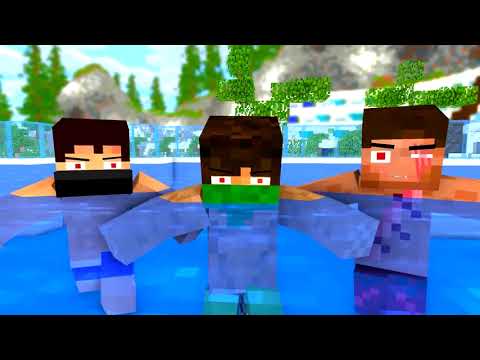Craftronix! Monster School _ Swimming Challenge - Minecraft Animation