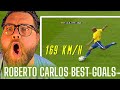American Football Player 🏈 REACTS to Roberto Carlos