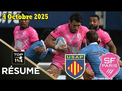 TOP14: Full game summary USA Perpignan vs Stade Français Paris: Day 5 - Season 2025/2026