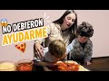 I Tried Cooking ‍ With Two Little Kids And This Happened