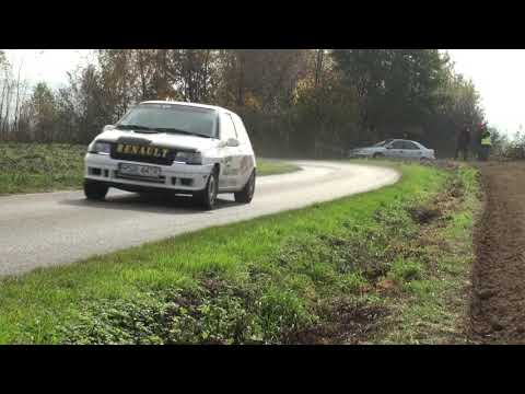 Bogdan Wiśniowski  / Mateusz Wiśniowski - Super Oes Brzostek  22-10-2017r  Renault Clio 1.8