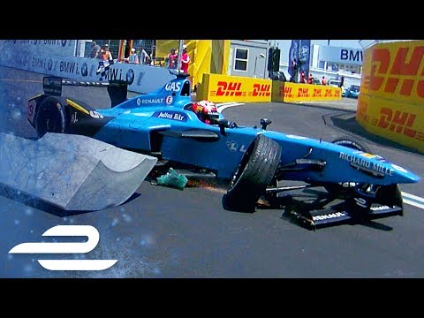 Best Crashes, Spins, Slides & Saves Compilation: Qualcomm New York City ePrix 2017