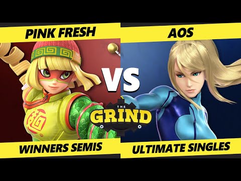 The Grind 160 Winners Semis - Pink Fresh (Min Min) Vs. AoS (ZSS) Smash Ultimate - SSBU